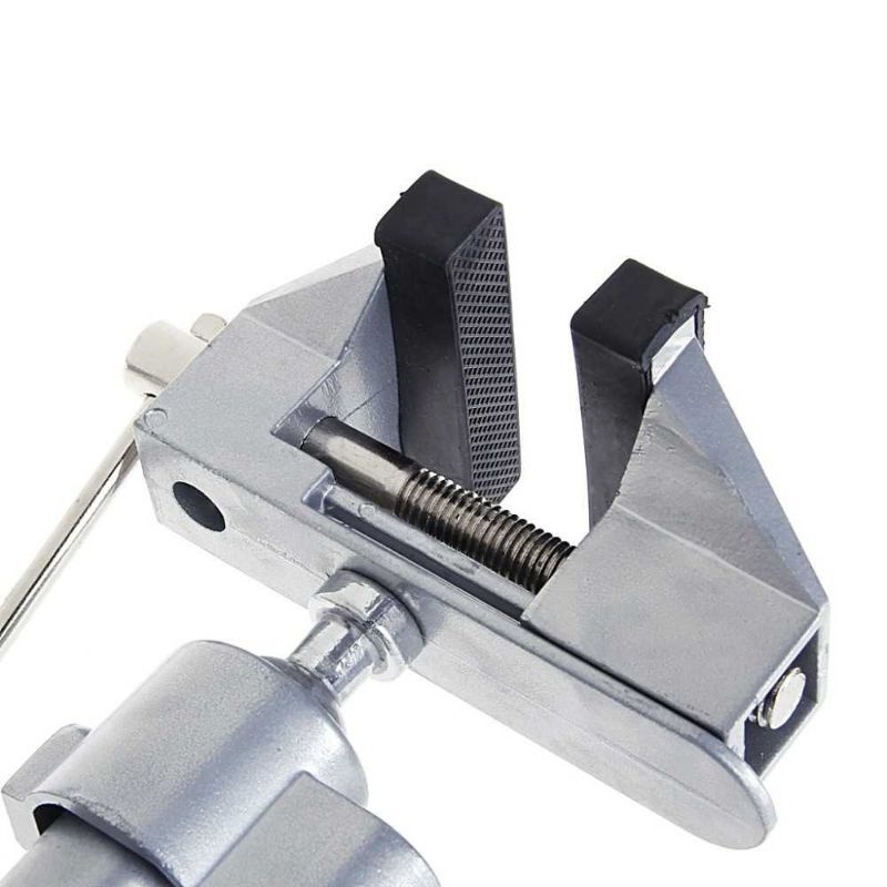 Klem Dudukan Mesin Bor Mini Grinder Clamp Vise Table Seni Kerajinan