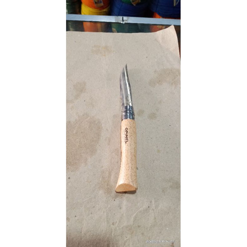 Pisau Lipat Inox Stainless Steel Opinel No.10 & 12. Savoie - France. Made in France.