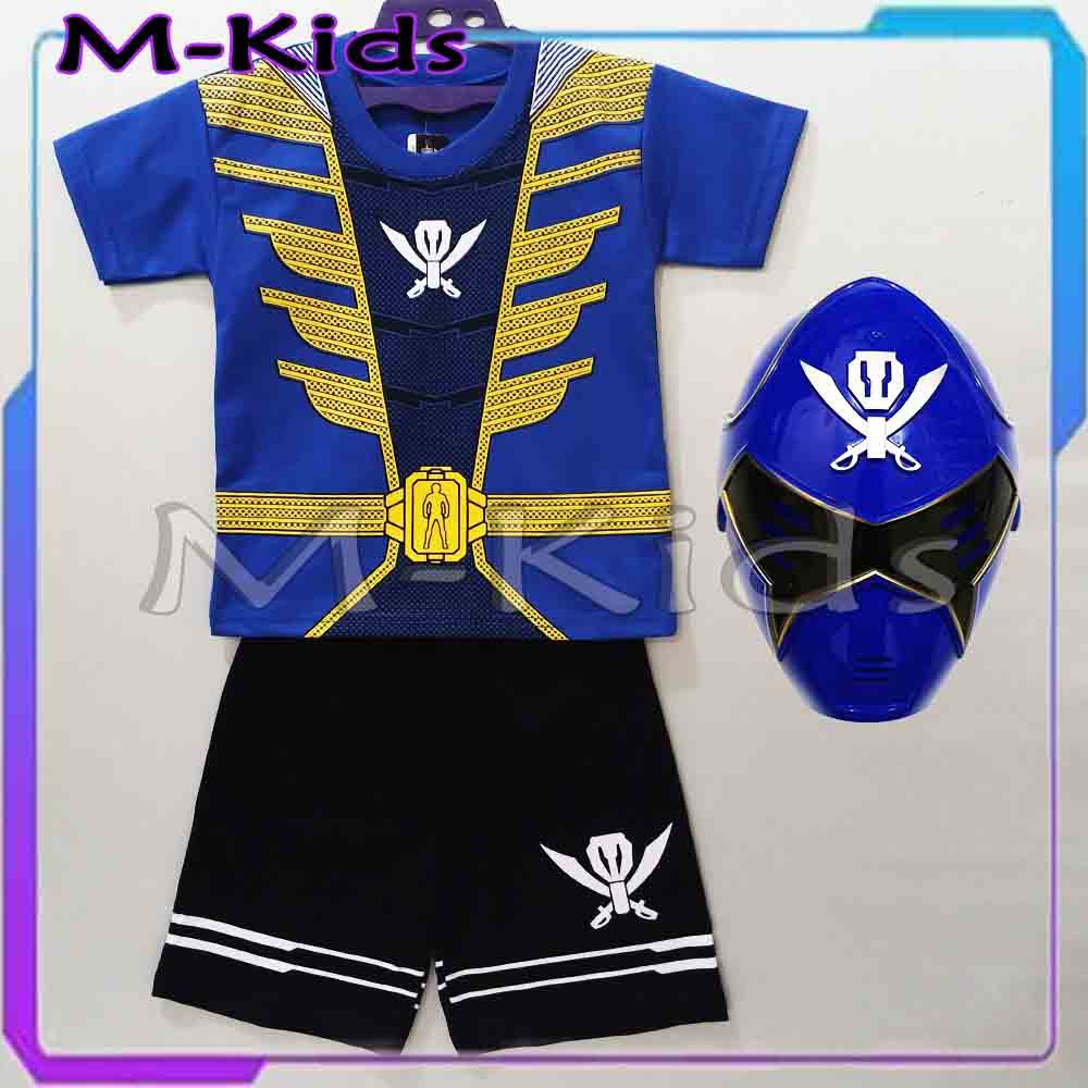 MKids88 - Baju Setelan KAOS Anak / Kostum Karakter Power Rangers