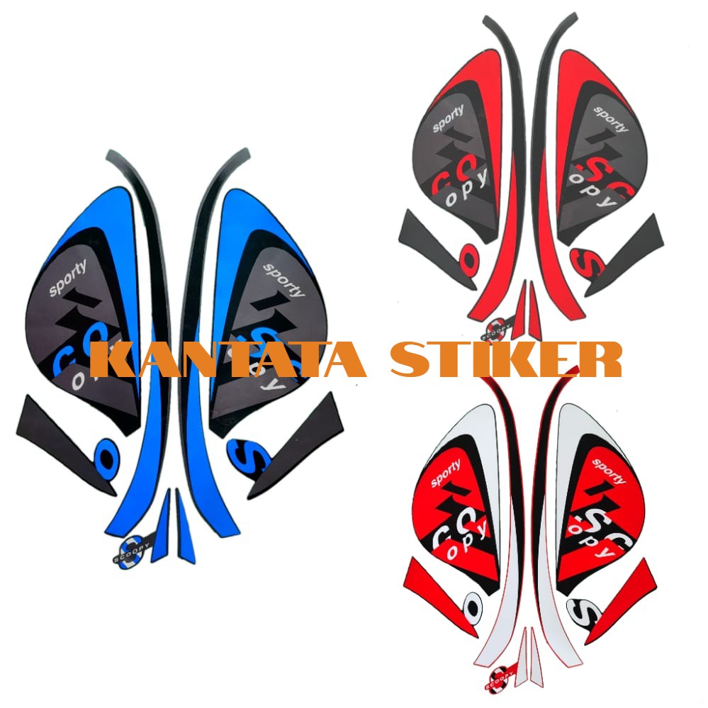 Stiker Striping Motor Scoopy Sporty 2021