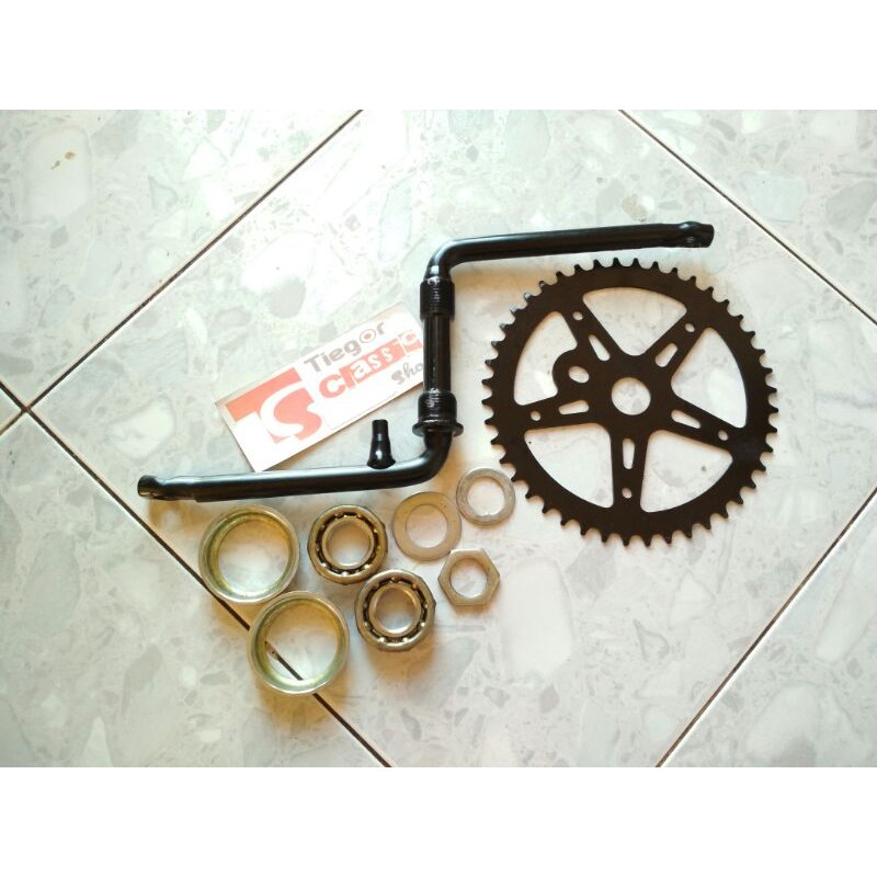 Piringan Crank set Bottom Bracket BB Sepeda BMX OS BMX OSBMX