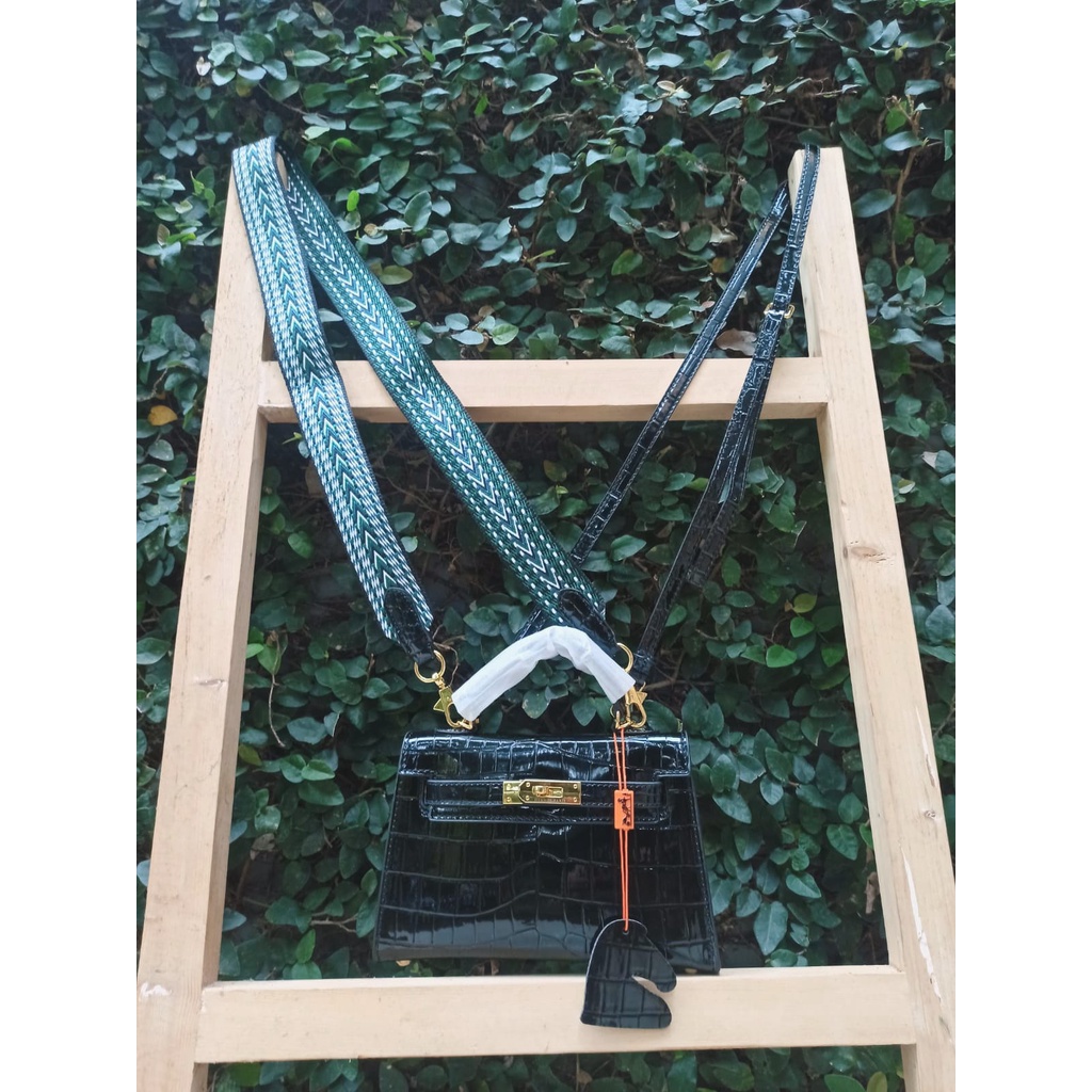 Tas Wanita Import Top Handle Bag Mini Croco Glossy GHW Size 20 Mirror 1:1 Free Box Bill Sertificat N