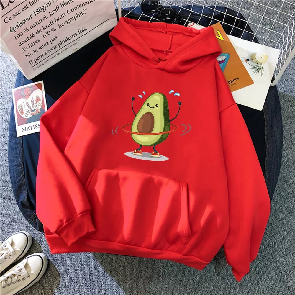 Sweater Hoodie Avocado Wanita Kekinian Hoodie Oversize Wanita Korean Style Bahan Tebal Hoodie Cewek Kekinian Korea Oversize Sweater Wanita Jumbo Xxl Tebal Import Hoodie Wanita Polos Tebal Ori Premium Hoodie Zipper Polos Resleting Sleting Oversize XXL