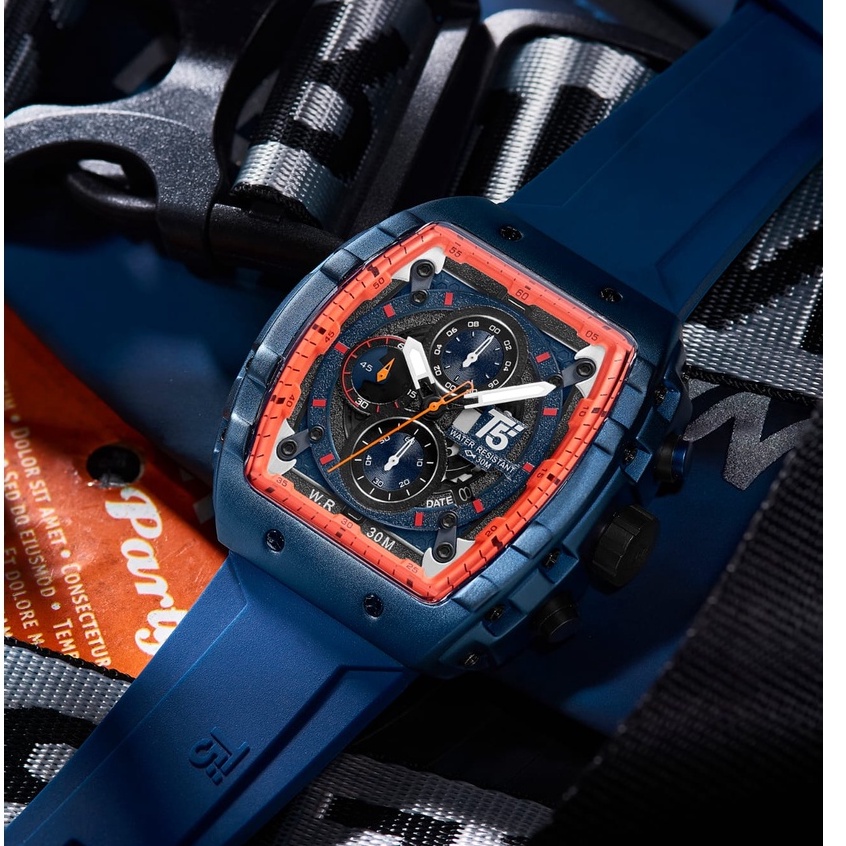 [Original 100%] Jam Tangan Pria T5 H 3856G Original