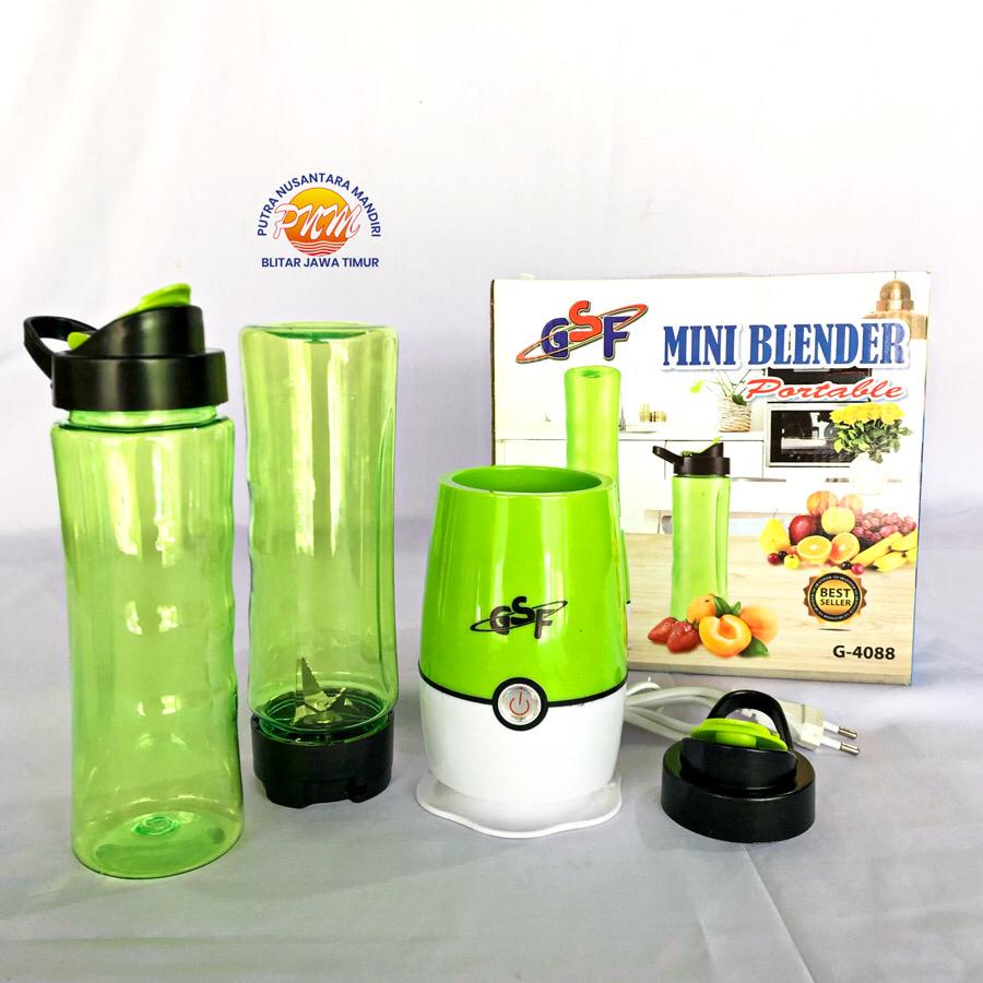 Jual ORTABLE MINI BLENDER SET SHAKE N TAKE JUS BLENDER GELAS 2