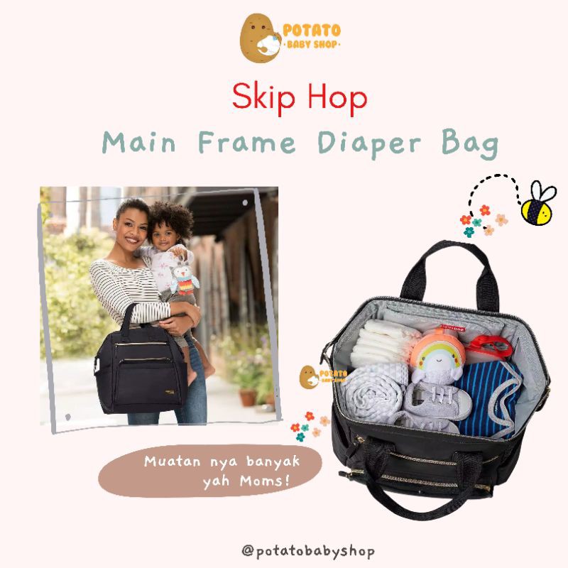 Skip Hop Main Frame Wide Backpack - Diaper Bag Skiphop