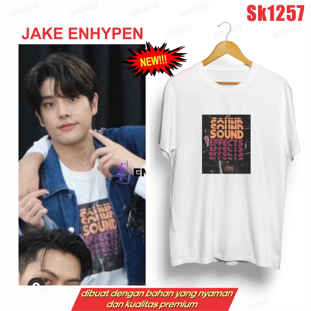 MURAH!!! KAOS  JAKE GAMBAR SK1257 UNISEX ADA KAOS ANAK KPOP