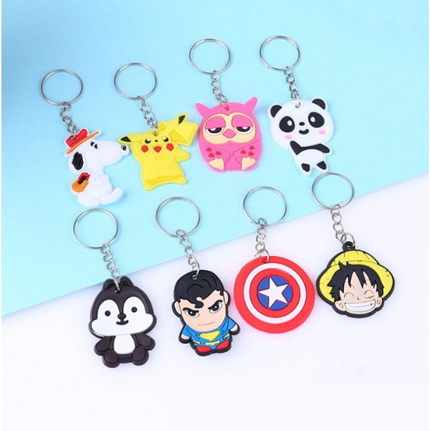 PEACH - Gantungan Kunci Karakter Unik Keychain PVC Souvenir / Souvenir Gantungan Kunci Karakter Lucu G210-6