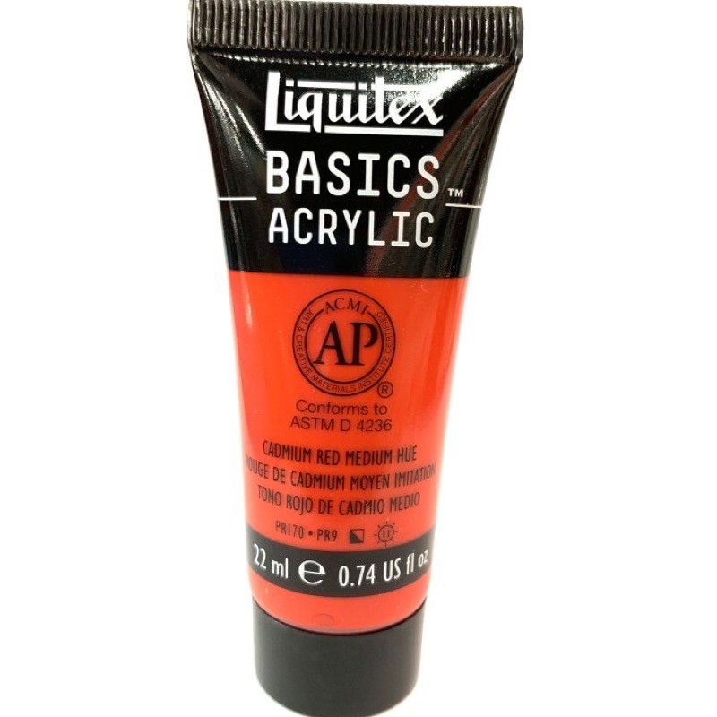 

Cat Acrylic Liquitex Basics 22ml Cadmium Red Medium Hue