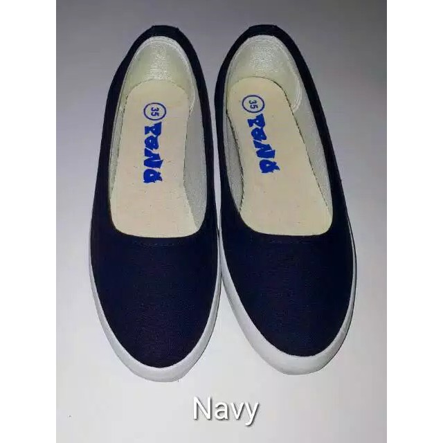 Sepatu Kanvas Putih Polos Pang Style / Flat Shoes Wanita