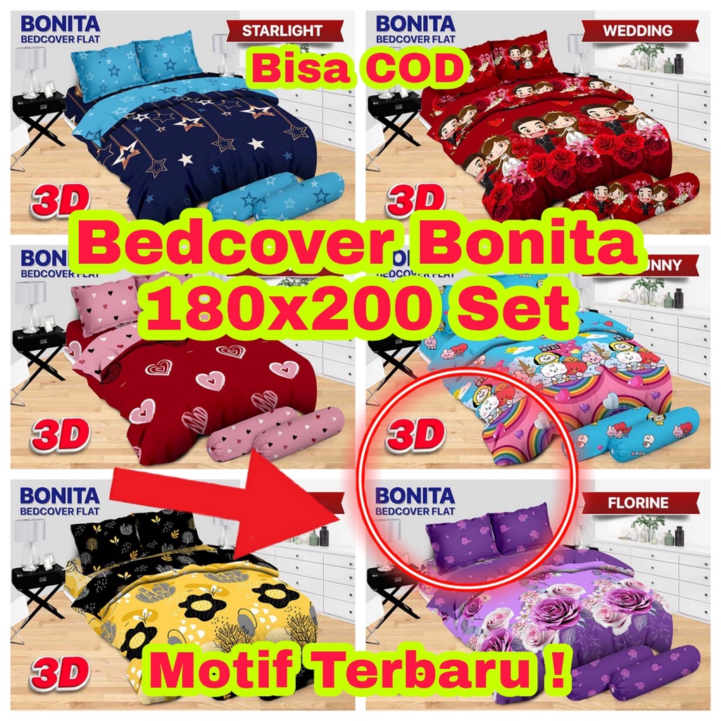 Bedcover Bonita 180x200 Set