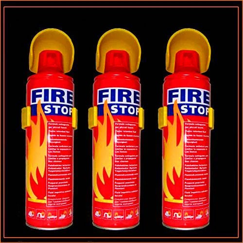 Racun Api / Pemadam Api / Fire Stop Portable 500ml / Kaleng Semprot Pemadam Rumah,Kantor,Gudang,dll