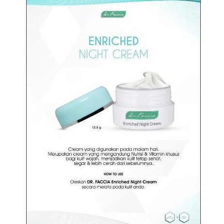 dr. faccia enriched night cream