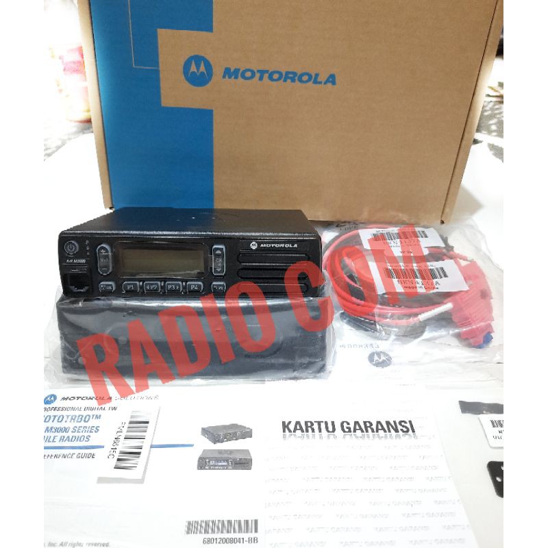 RADIO RIG MOTOROLA XIR M3688 VHF 45 WATT ORIGINAL GARANSI RESMI RADIO DIGITAL M3688 PENGGANTI GM3688