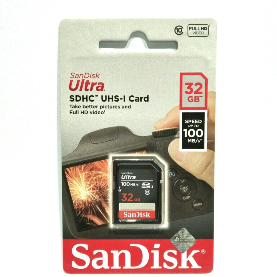 SANDISK ULTRA SDHC 32GB Speed 100MB/s Class 10 Memory Card Camera 32GB