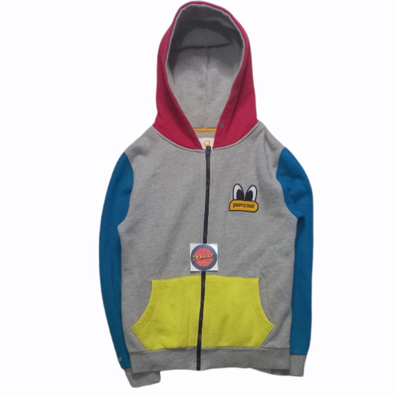 ZIP HOODIE PANCOAT 4 TONE SECOND ORIGINAL