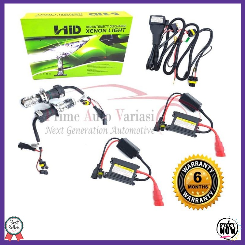 LAMPU BOHLAM HID MOBIL XENON H4 DC TERLARIS