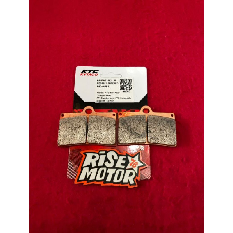 Kampas rem Ktc Kytaco 4 piston besar sintered