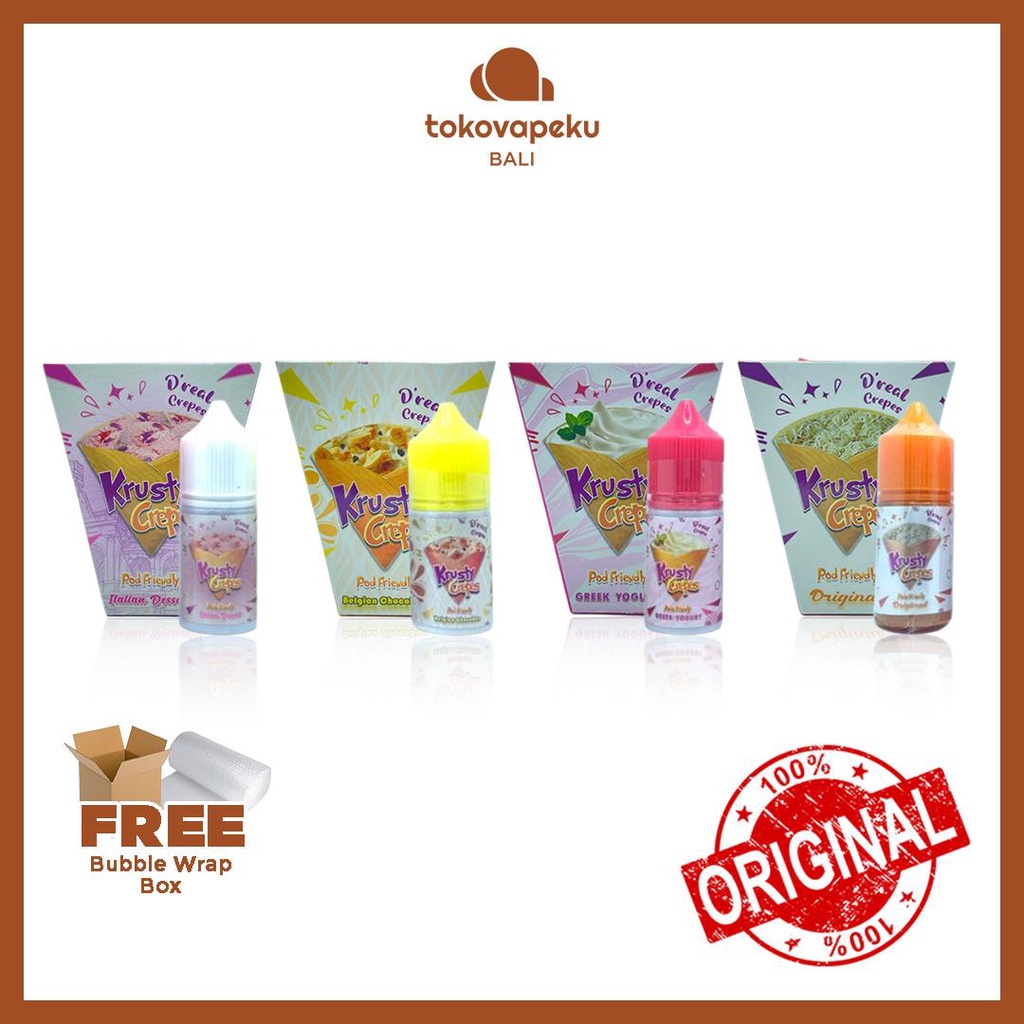 KRUSTY CREPES PODS FRIENDLY 15MG KRUSTY CREPES 30ML AUTHENTIC by JAVA JUICE