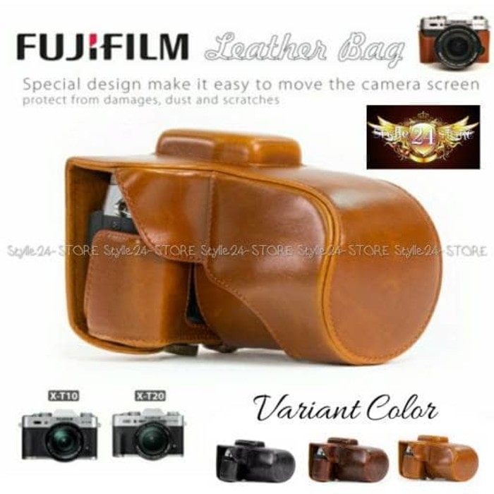 Fujifilm X-T10 / XT10 / X-T20 / XT20 Leather Bag / Case / Tas Kamera