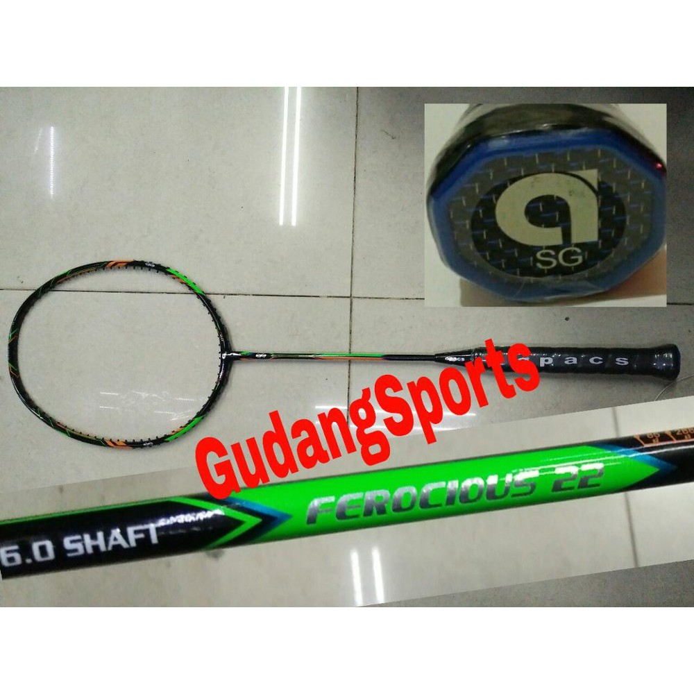 Termurah  RAKET BADMINTON APACS FEROCIOUS 22 BLACK SG   ORIGINAL MERK APACS