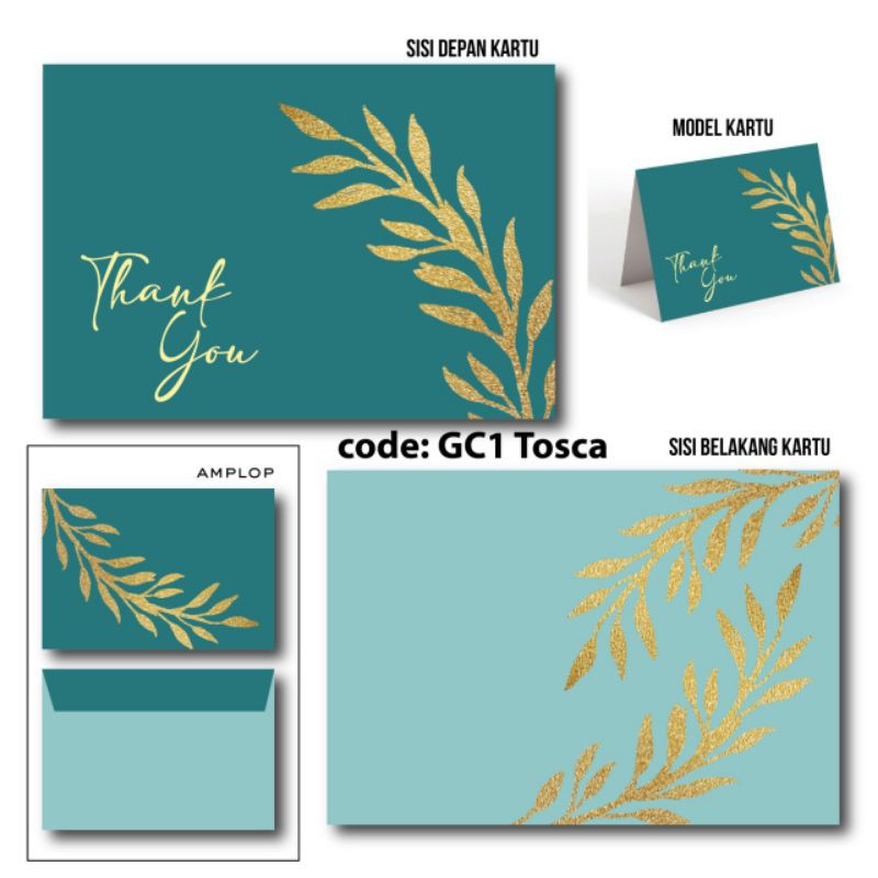 

GREETING CARD / CUSTOM GREETING CARD MURAH / THANK YOU CARD /KARTU GREETING CARD