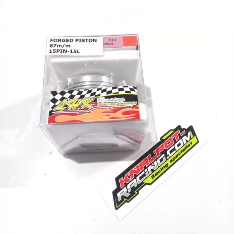 piston Lhk 67 pen pin 15 Forged  Piston Lhk ori