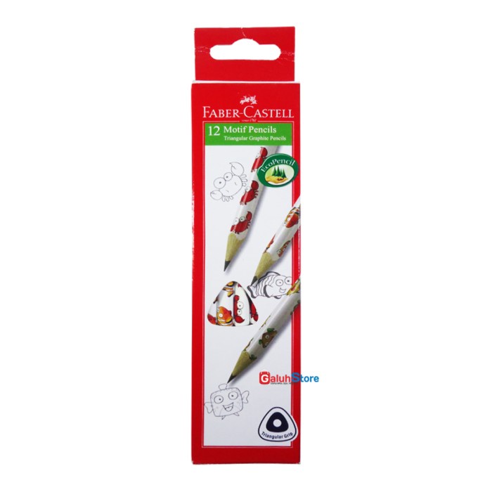 

Promo Bulan Ini Faber Castell Pensil Graphite Motif Sea Creatures 1 Box (12 Pcs) Terbatas