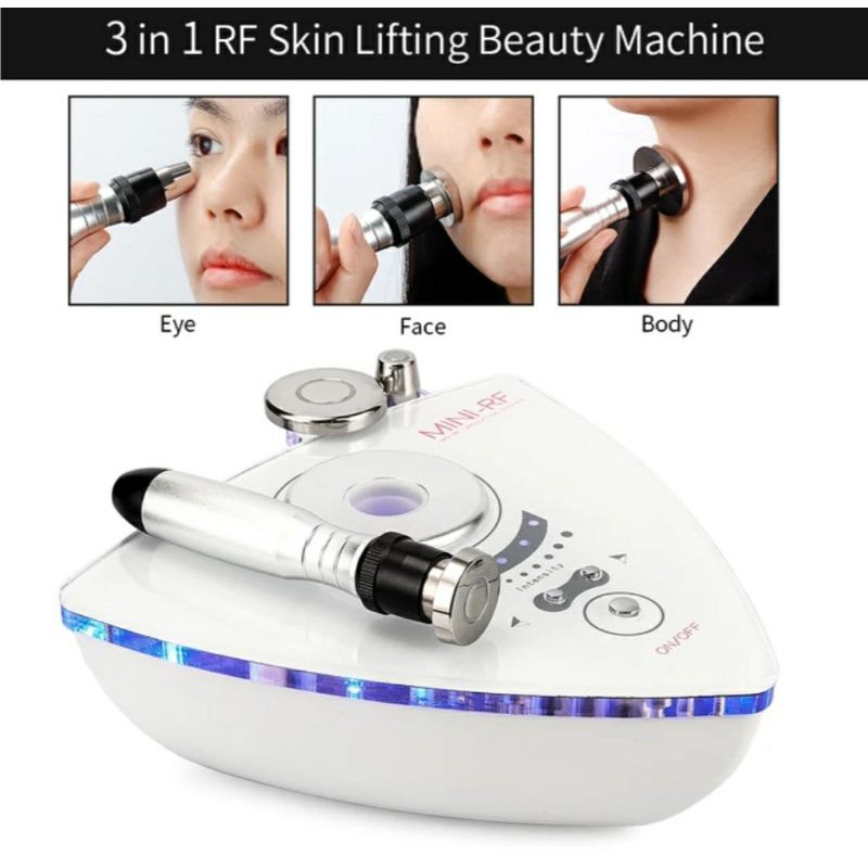 Alat Facial RF 3 in 1 Slimming facial and body RF Skin Lifting Beauty Machine RF monopolar