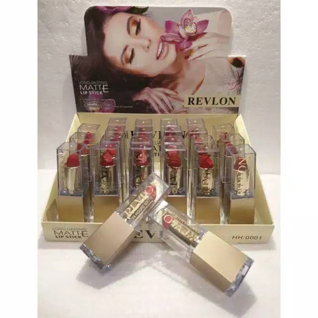 LIPSTIK REVLON MATTE  LONG LASTING HH001 ISI 24 PC (PERBOX)