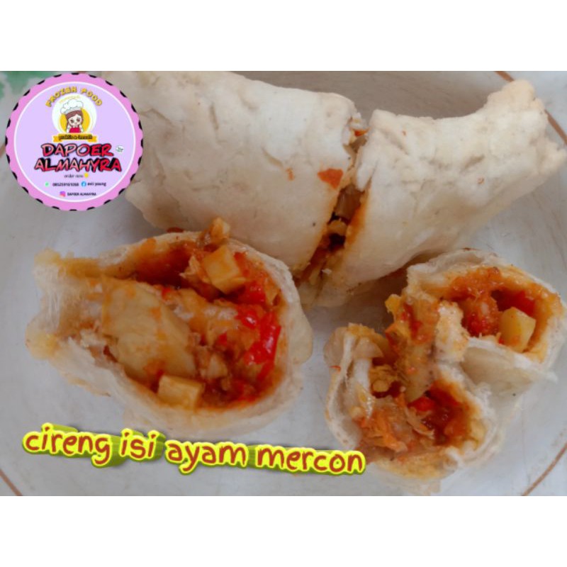 

cireng isi ayam mercon