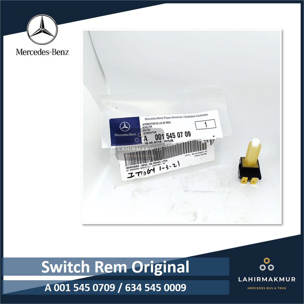 Jual Switch Rem Original A0015450709/6345450009 Bis Mercy/Mercedez/Mercedes Benz Indonesia|Shopee Indonesia