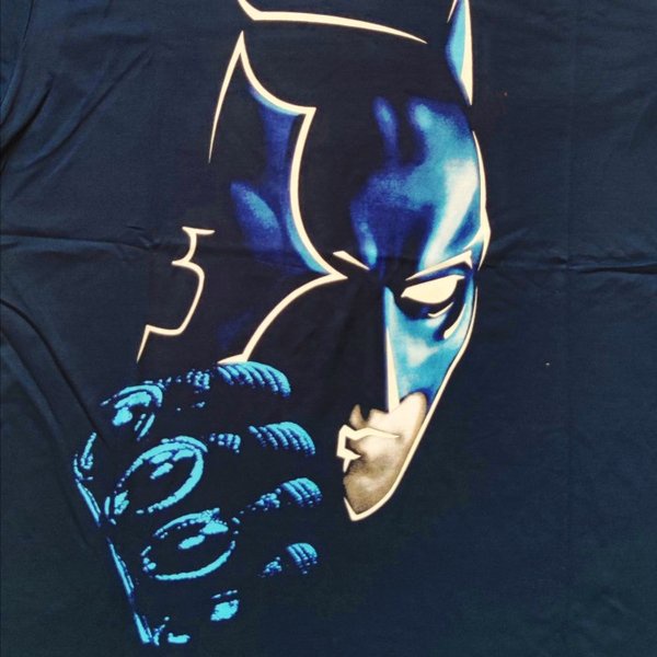 Kaos Pria The Batman Glow Rhymes Baju Cowok Jumbo Big Size Premium