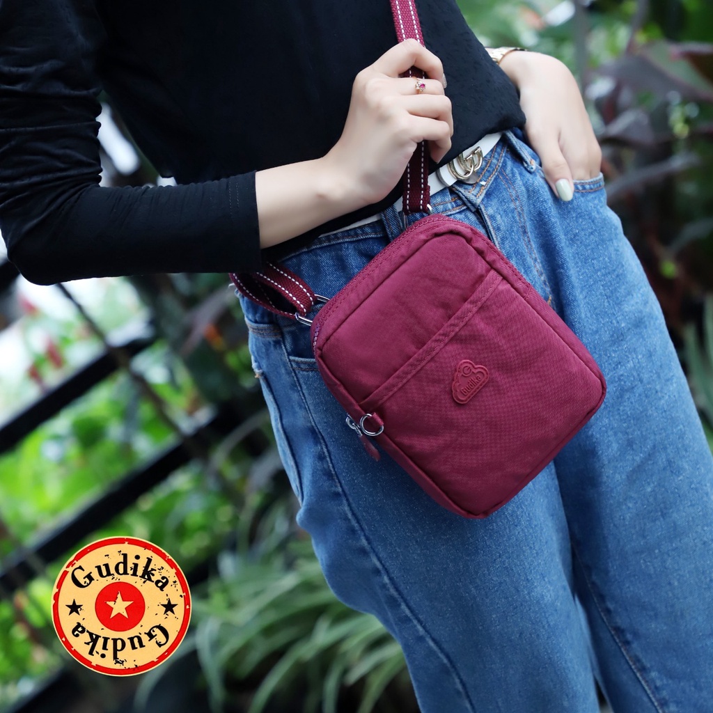 PROMO Tas Wanita GUDIKA 5156 - tas selempang wanita import original termurah - tas cewek - tas waterproof - fashion - tas korea - tas kondangan - cod - bayar di tempat - gratis ongkir - travel bag - tas bahu - sling bag - shoulder bag - tas mini - tas bag