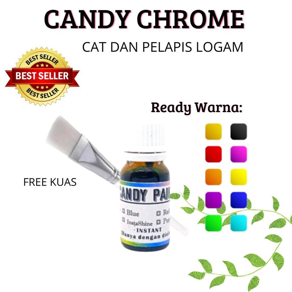 C2C8 Cairan pewarna logam anti luntur permanen terlaris NEW CANDY CHROME PEWARNA LOGAM, CHROME PEWAR