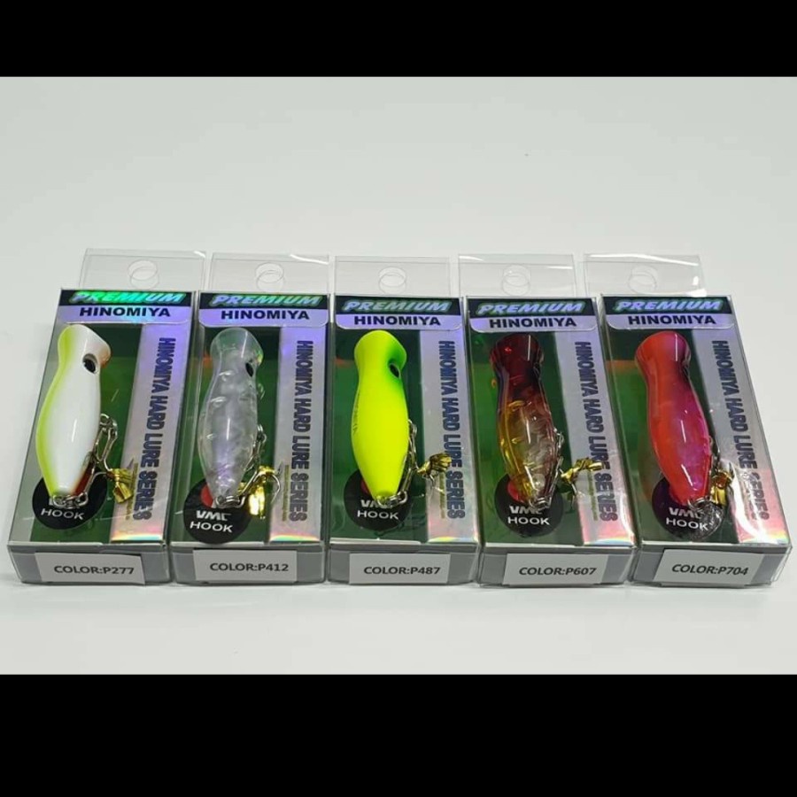 Lure POPPER HINOMIYA PREMIUM SQUID POP 45F (4.5cm / 4gram) FLOATING