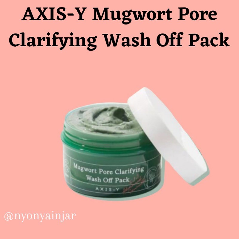 (COD) shareinjar AXIS-Y Mugwort Pore Clarifying Wash Off Pack Masker Wajah Clay Mask