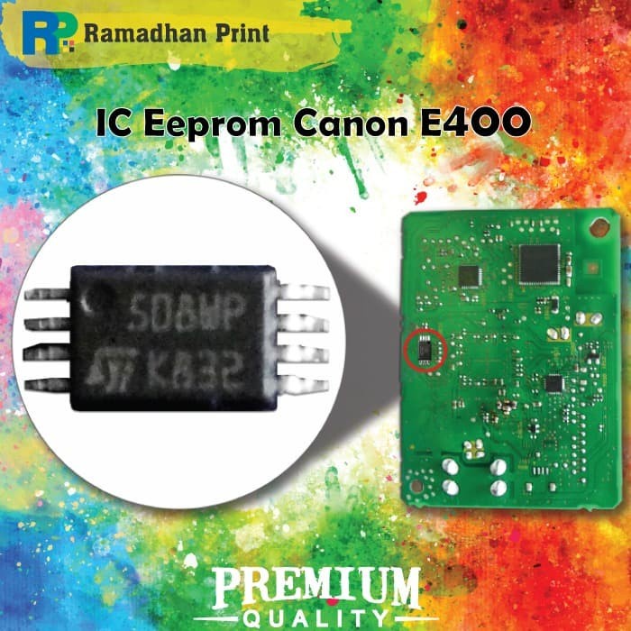 IC Eprom Canon E400, IC Counter E400, IC Reset E400 508WP