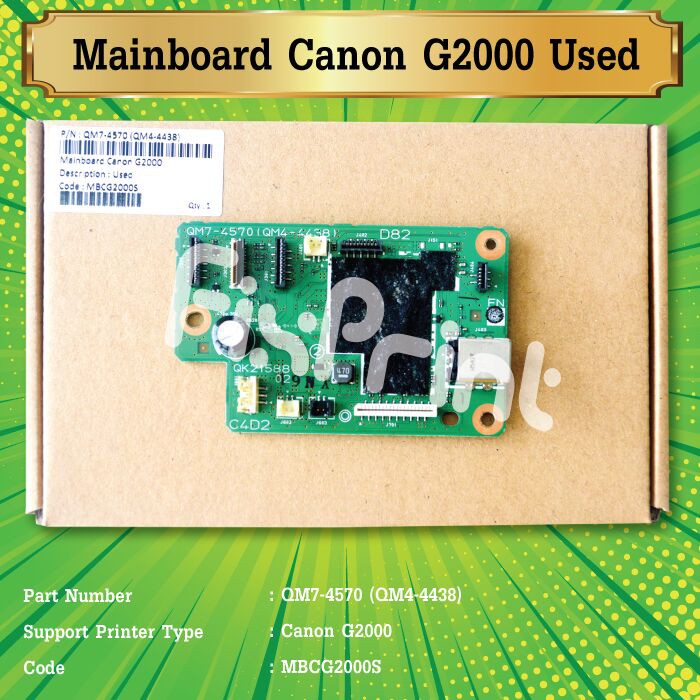 Mainboard Printer Canon G2000 Logic Board G2000 Motherboard Canon Pixma G2000 QM7-4570 QM4-4438