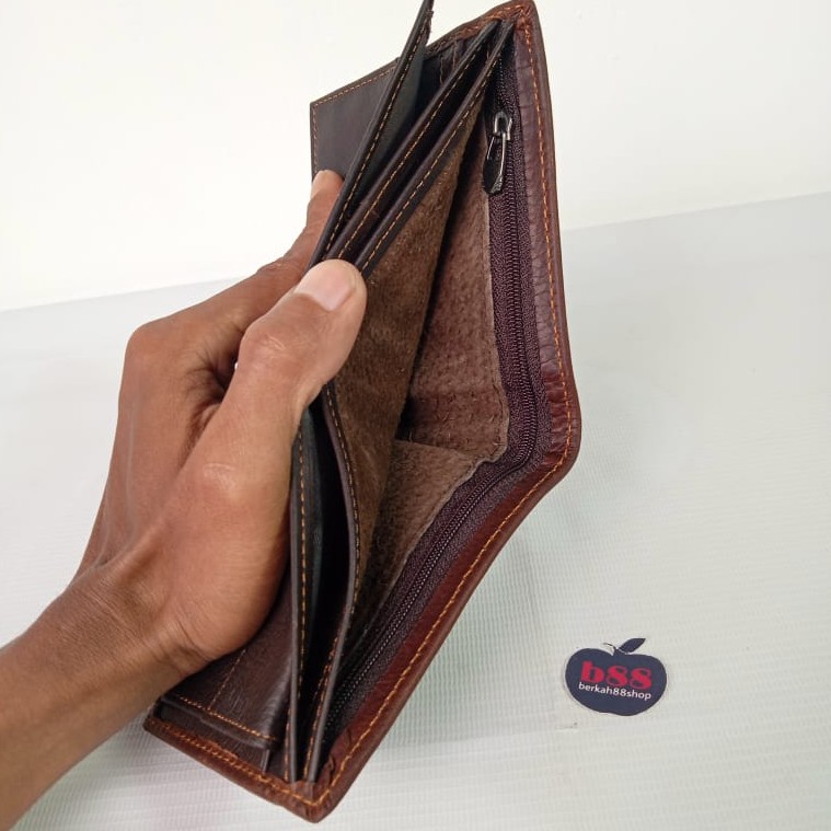 Dompet Kulit Pria Logo Koboi Kulit Asli Fashion Pria