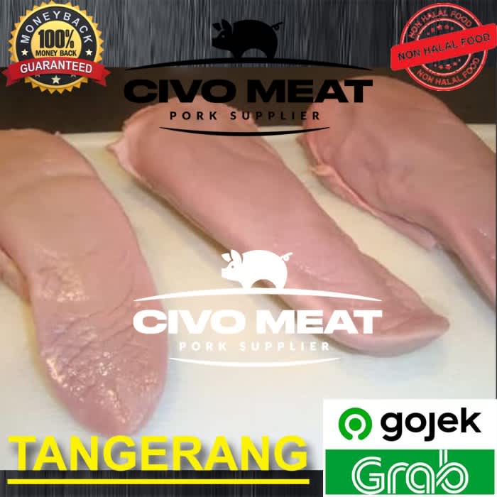 

Lidah babi mentah 1 pcs