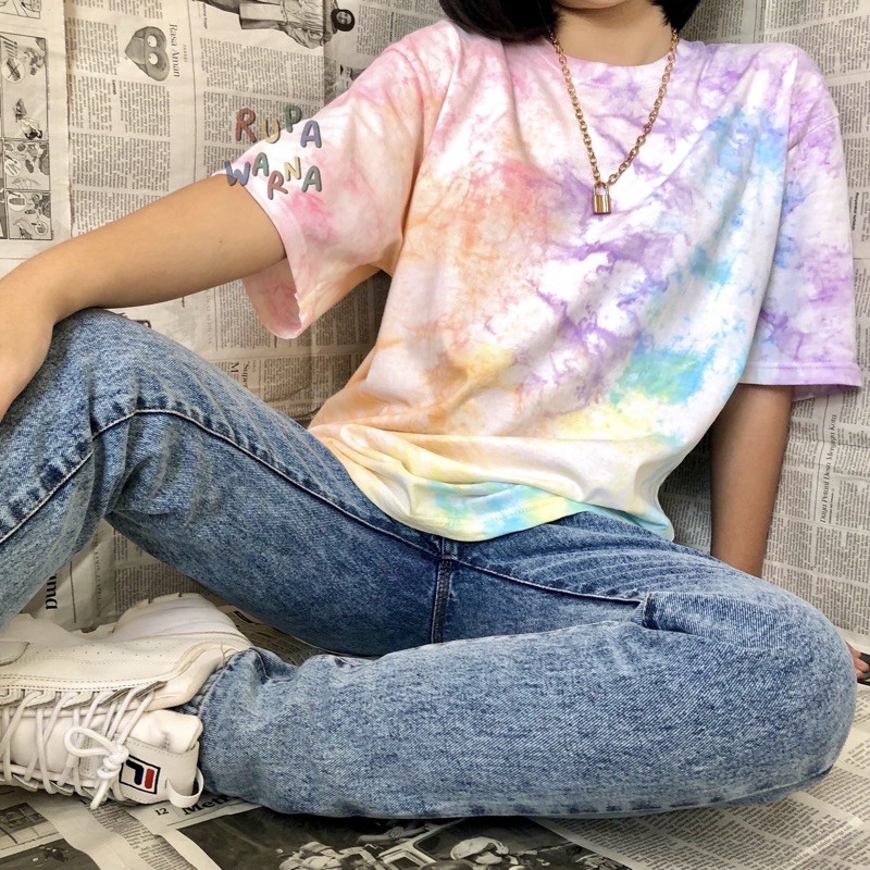 TIE DYE T SHIRT/BAJU TIE DYE