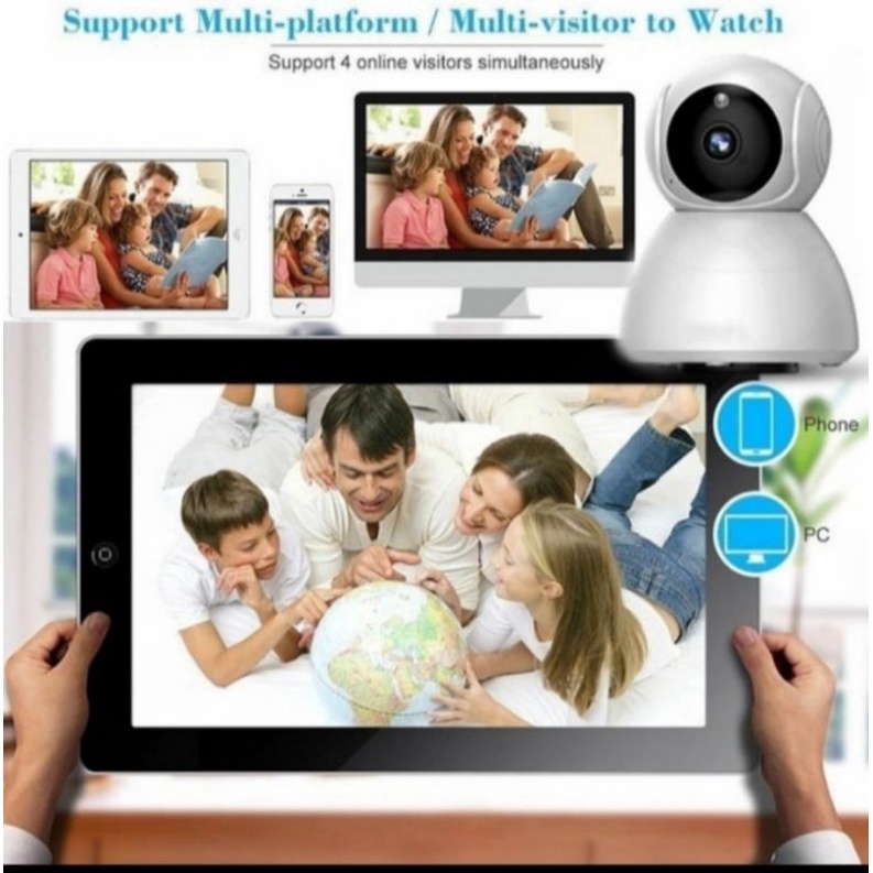 CCTV V380 Pro / V380 Snowman IP Camera Wireless / Wifi Full HD 5MP HD