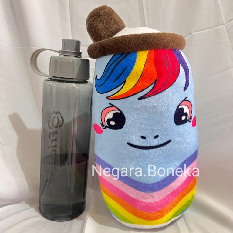 Boneka Boba Bubble Milk Tea Brown Sugar ukuran 30 cm