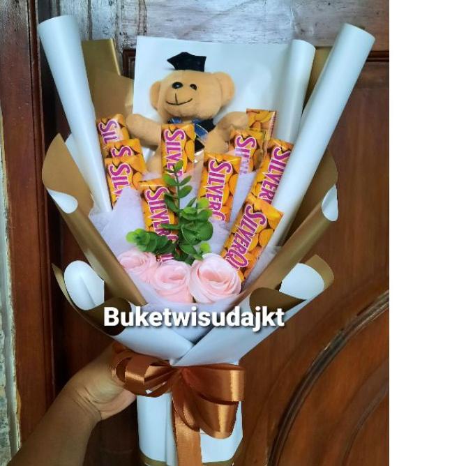 ♣ Buket Coklat / Buket Silverqueen / Coklat Silverqueen / Buket Wisuda / Buket Ulangtahun /Buket Mur