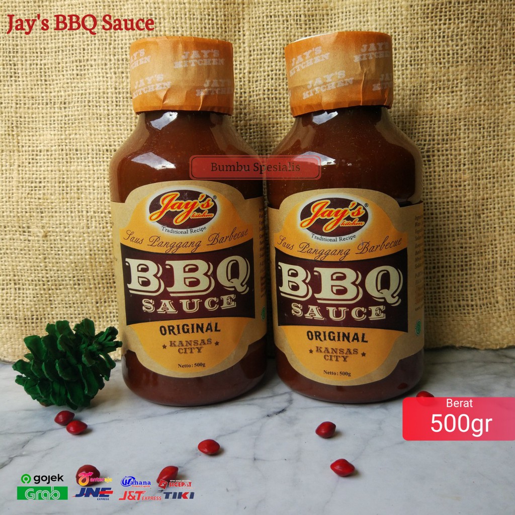 BBQ Sauce Jay's Original 500gr buat Steak / Sauce BBQ Original Kansas 500gr