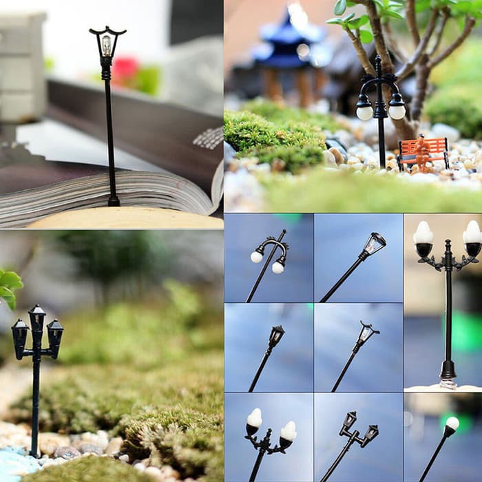 Miniatures - Terrariums - Fairy Garden - Lampu Taman 10 Model