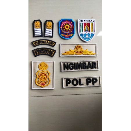 bordir pol pp cream timbul/3D