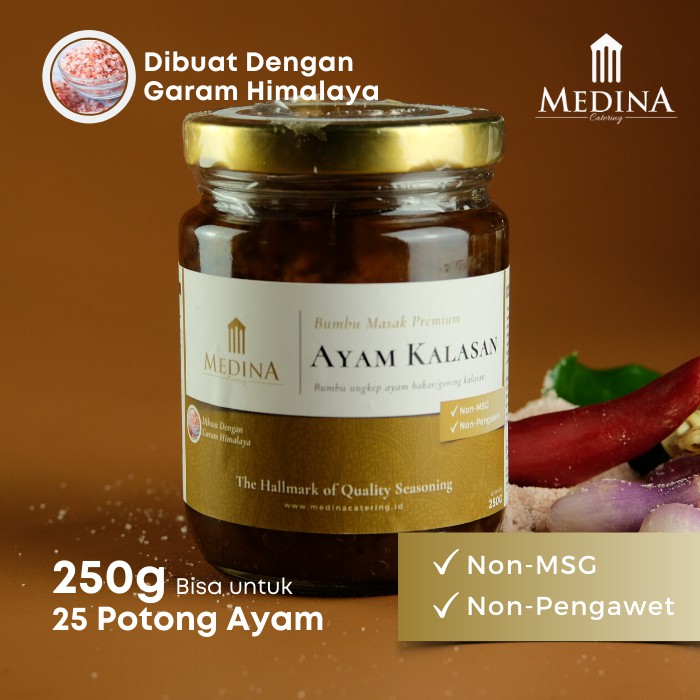 

Bumbu Instan Ayam Kalasan Premium (250gr) - Medina Catering