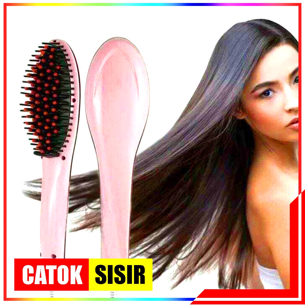 Mini Sisir Catok Fast Hair Straightener - Catokan Pelurus Rambut Catok Sisir Kecil 906A Catokan Rambut